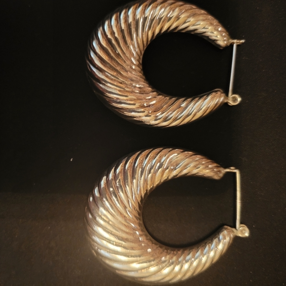 Sterling Silver Hoop Earrings